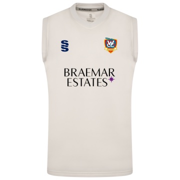 BLAST SLEEVELESS WOMENS SWEATER-Ivory